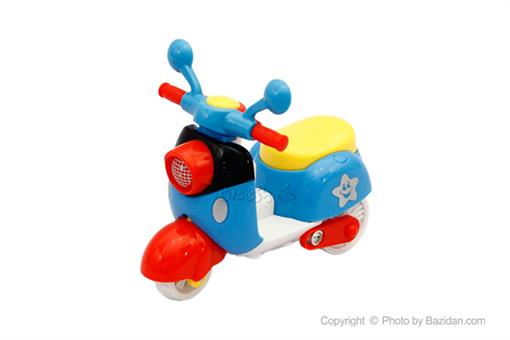 اسباب-بازی-موتور سیکلت وسپا قدرتی آبی