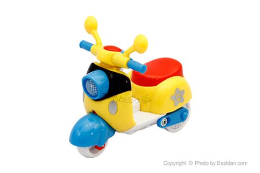 اسباب-بازی-موتور سیکلت وسپا قدرتی زرد