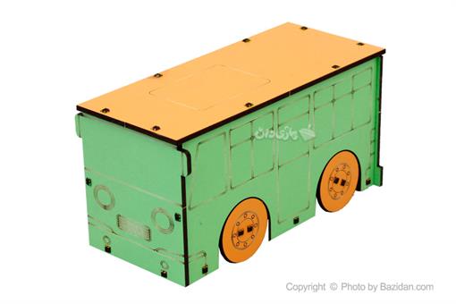 اسباب-بازی-سازه چوبی ساختنی اتوبوس مدل G-O