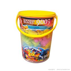 اسباب-بازی-لگو سطلی 120 تکه 9003