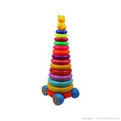 اسباب-بازی-حلقه هوش خرسی چرخدار بزرگ