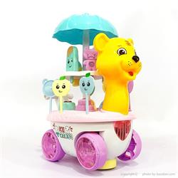 اسباب-بازی-گربه موزیکال و چراغدار بستنی فروش