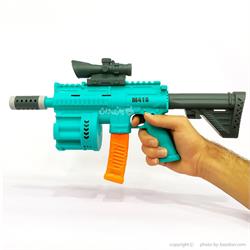 اسباب-بازی-تفنگ پرتابی چسبونکی با حباب ساز