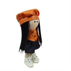 اسباب-بازی-روسی لباس چرم نارنجی