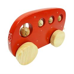 اسباب-بازی-مینی بوس چوبی قرمز