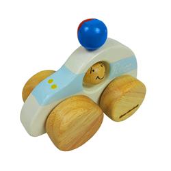 اسباب-بازی-ماشین پلیس چوبی
